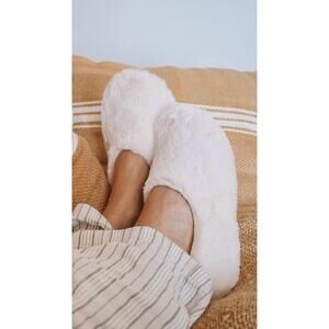 NEW PANTUSS women's aromatherapy microwavable ballerina slippers in natural